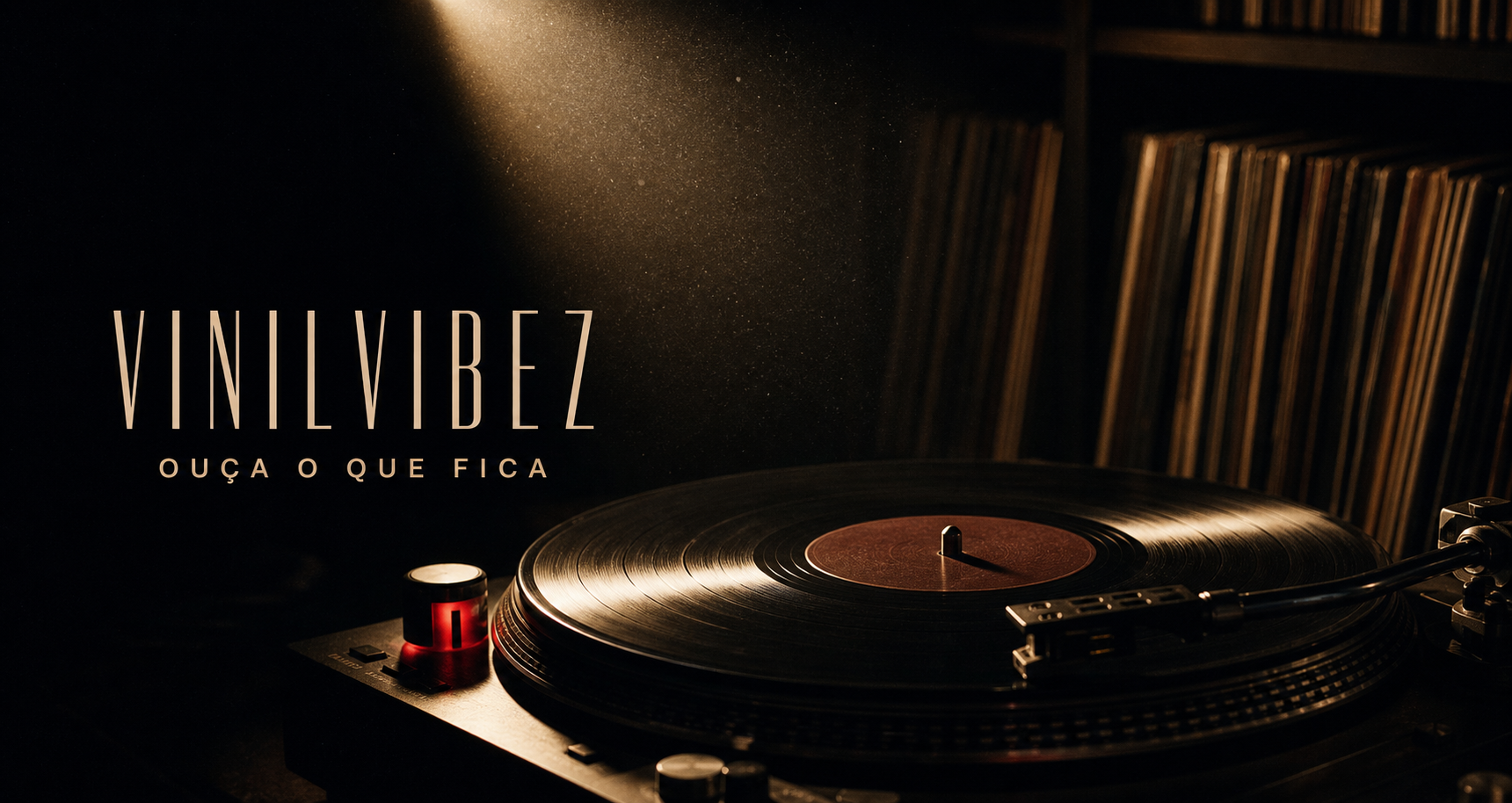 Vitrola em uma sala de audição cinematográfica